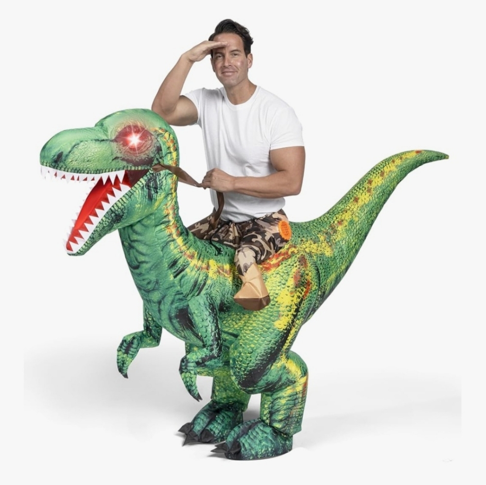 Adult Inflatable Dinosaur Costume - Picture 3 of 6